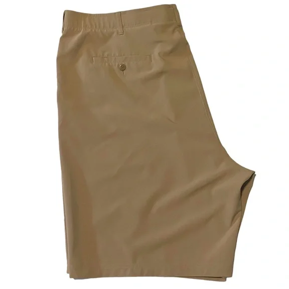 Hogan Shorts Mens Big Tall Ben Hogan Golf Shorts Khaki Color